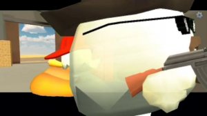 я устроился работать пожарным в чикен Ган!