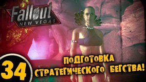 #34 ПОДГОТОВКА СТРАТЕГИЧЕСКОГО БЕГСТВА Полное Прохождение FALLOUT NEW VEGAS НА РУССКОМ