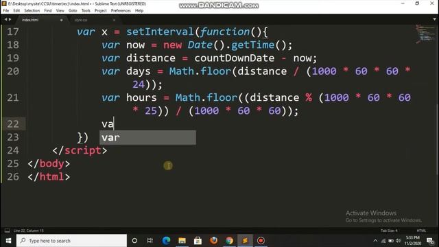 How to make Timer in HTML || Tab close when time is up || Smartcode India