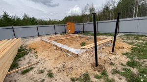 Для начала строительства бани 6 на 4 в Криушах все готово