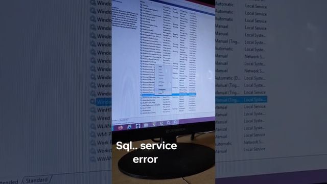 SQL server.. error.. service.msc.windos .r enter...