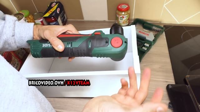 LIDL visseuse d'angle 12v PARKSIDE PWBSA 12 A1 sans fil 11nm type BOSCH Professional GWB 12V-10 смотреть онлайн