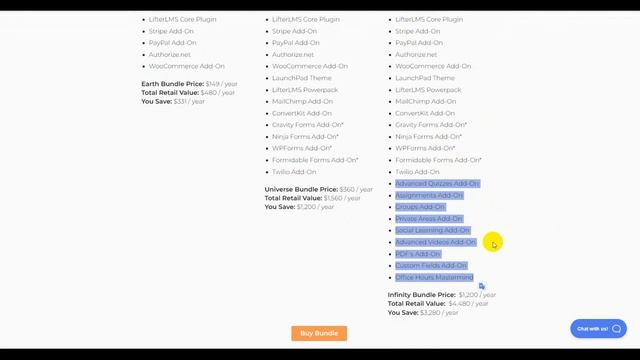 Cравнение тарифов LifterLMS