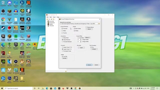 Minecraft: How To Convert Java Worlds To Windows 10 1.17 смотреть онлайн