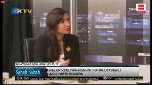 Girne Milletvekilimiz Jale Refik Rogers, "Sabah Sabah" programında soruları yanıtlıyor.