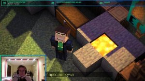 Minecraft : story mode в насочках с киви