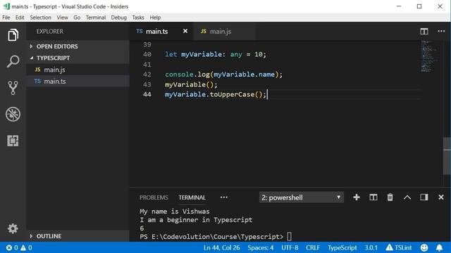 Learn TypeScript in 50 Minutes - Tutorial for Beginners
