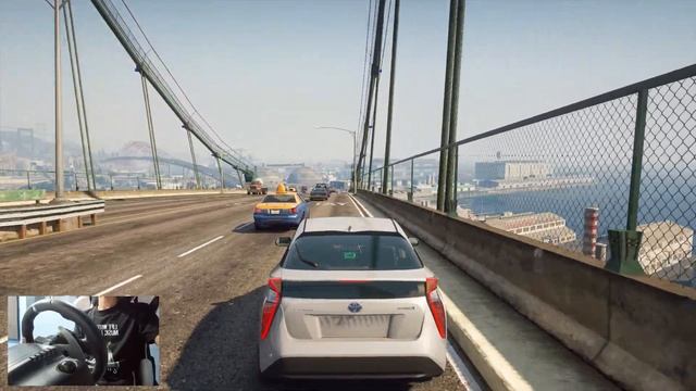 GTA 5 - Toyota  Prius 2017 | Logitech g29 Steering Wheel смотреть онлайн
