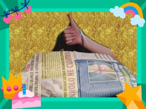 Как сделать корзиночку из газеты.