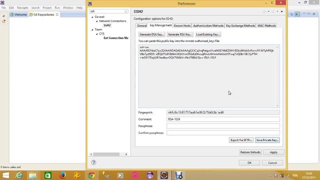 CI 4 - Architecture [Generating ssh keys with Eclipse & adding a ssh public key to Github] смотреть онлайн