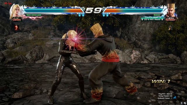 Nina Vs Paul Tekken 7 Online Match Paul On Fire