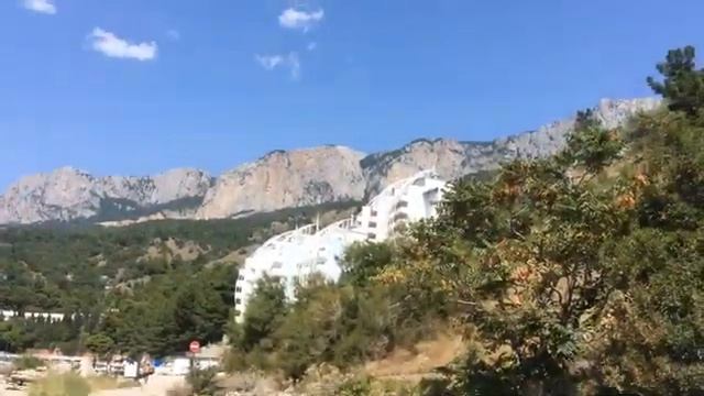 Крым пляж Парковое . Шум моря Релакс. Чайки смотреть онлайн