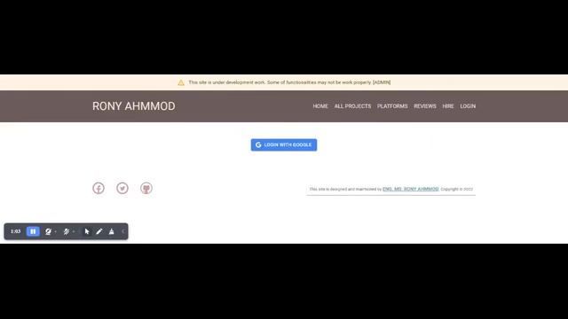 Portfolio website design with React, Material UI, firebase смотреть онлайн
