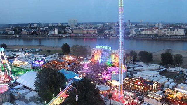 Riesenrad "Bellevue" Bruch Rheinkirmes Düsseldorf 2022 Onride смотреть онлайн