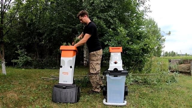 Садовый компактный измельчитель //Измельчитель веток//STIHL GHE 140 L