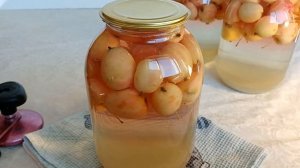 Компот из Ранеток на зиму. Простой рецепт