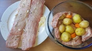 Свиные рёбра с овощами-Готовить еду быстро и вкусно