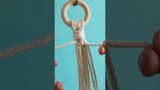 Плетём витую цепочку ? #macrame #макраме