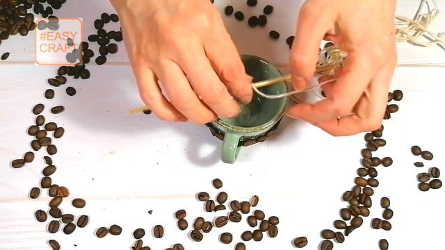 Подарок своими руками Свеча в чашке с ароматом кофе смотреть онлайн