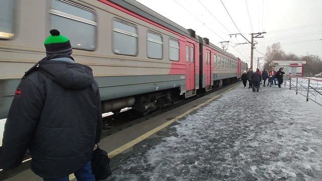 Электропоезд ЭД4М-0305 сообщением Новосибирск-Главный - Искитим смотреть онлайн
