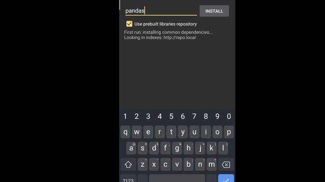 Install python, pandas and matplotlib on Android phone For Beginners