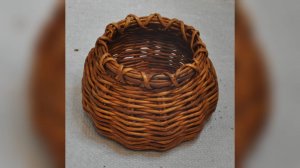 МК. Корзинка Пузатенькая из бумажной лозы. #29