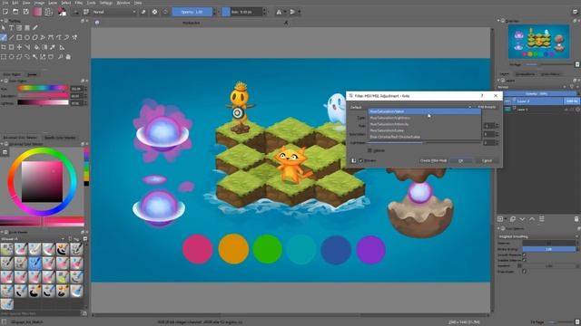 Krita tutorial: 4 useful filters смотреть онлайн