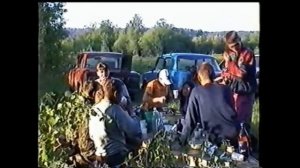 семнадцать лет назад,как  давно это было,отдых на природе с друзьями 2002 год,пила дружба 2
