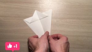 ЗАБАВНЫЙ ЗАЙЧИК ИЗ БУМАГИ (поделки) - HOW TO MAKE A FUNNY PAPER RABBIT (origami A4)