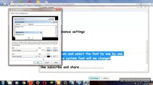 How To Change System Font In Windows 7 Pc