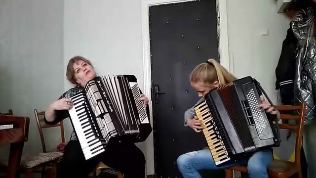 А. Корчевой"Башкирский наигрыш". Ермак Наталья и Савенок Диана. смотреть онлайн