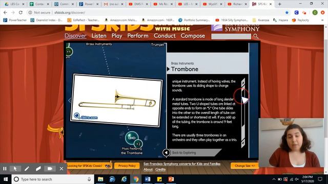 LES - Ms Rosenblatt Music Lesson 4 Trombone смотреть онлайн