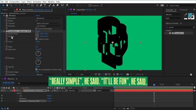 Minimax & Long Shadows | Effects of After Effects