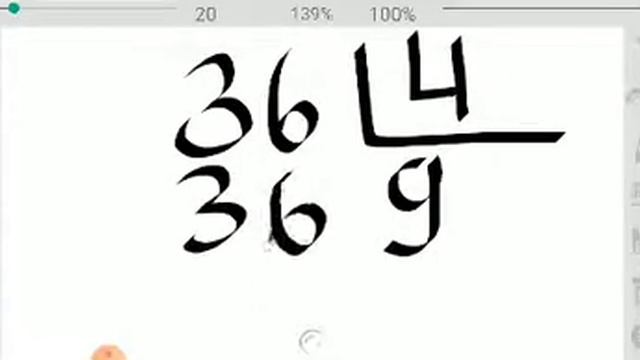 36 dividido por 4 смотреть онлайн