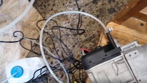 первый запуск китайской вэбасты в гараже, аналог вэбасты, мокрый фен