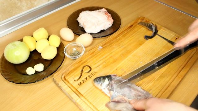 Котлеты с речной разной рыбы, показываю как легко разделать речную рыбу