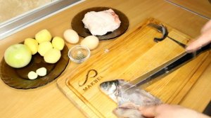 Котлеты с речной разной рыбы, показываю как легко разделать речную рыбу