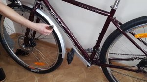 велосипедные крылья SKS bluemels shiny 53 мм 28 дюймов для Shulz Wanderer