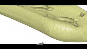 3д модель анатомического бедренного импланта