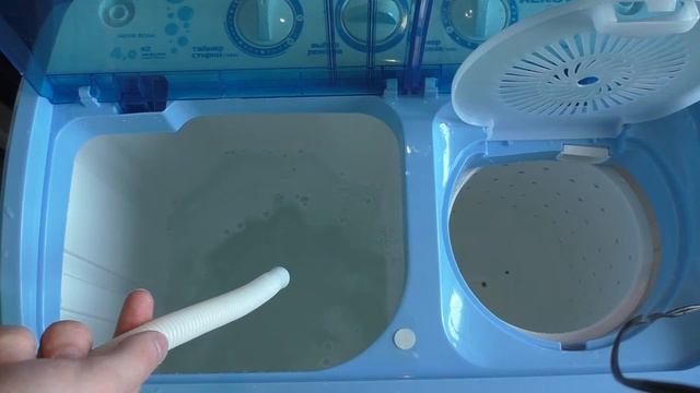 Стиральная машина полуавтомат Renova WS-40 PET стирка хлопкового покрывала смотреть онлайн