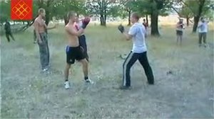 "Клевец". Драка ногами РБМ. Саратов 2010.