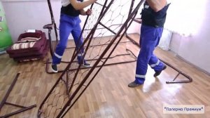www.качели-садовые.бел Видеоинструкция по сборке качелей садовых Палермо Премиум производства Ольса
