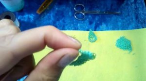 #МК ЛИСТИК для начинающих в мозаичной технике плетения НОМЕР "1" #бисероплетение #ручнаяработа