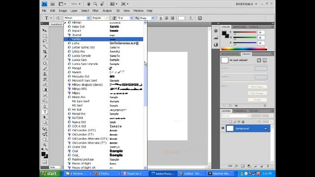How To Add Font To Photoshop,Windows Movie Maker And Videopad Editor With Free 1500 Fonts смотреть онлайн