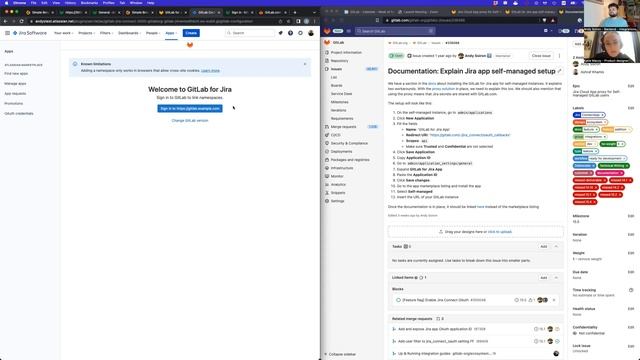 GitLab for Jira app OAuth feature UX discussion смотреть онлайн
