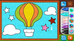 Game play of Coloring Games Coloring Book  Painting Glow Draw - Kids Apps - Fun Educational Game