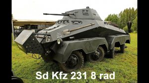Динамический показ бронемашины Sd.Kfz.231 8-rad