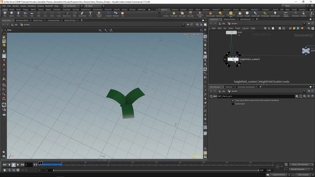 23 Параметрическое распределение папоротников по ландшафту в Houdini смотреть онлайн