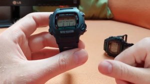 Casio W-740 vs DW-290 - Illuminator Brothers from the 90's
