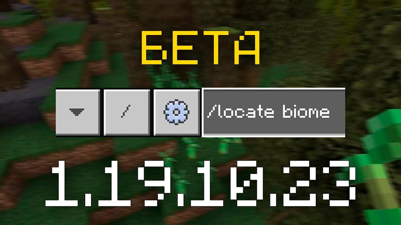 НОВАЯ КОМАНДА /Locate Biome в Бета Майнкрафт ПЕ (Бедрок) 1.19.20.23 / Дикое Обновление